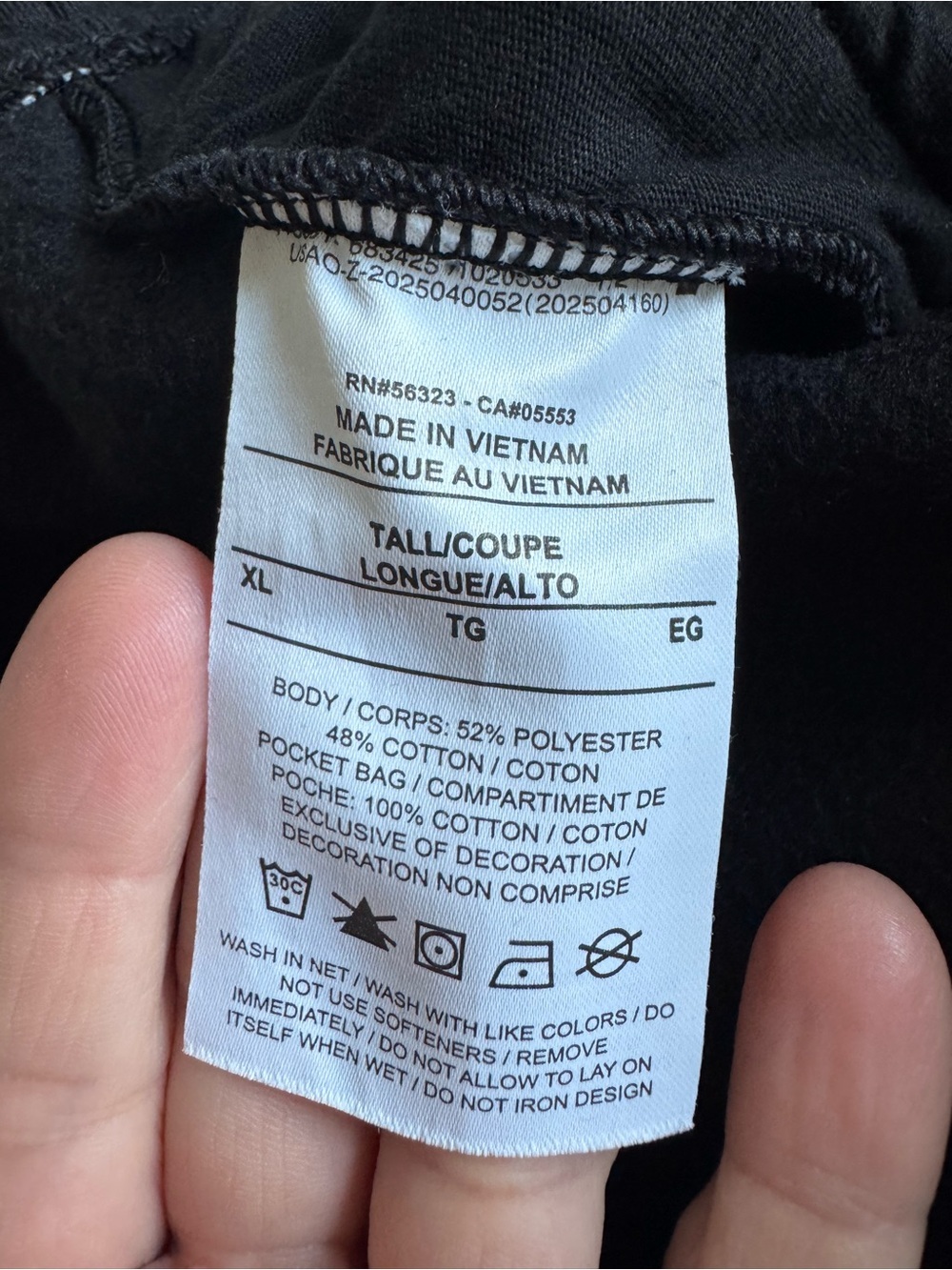 Nike Black Jogger Pants with White Side Graphic - Picture 8 of 11